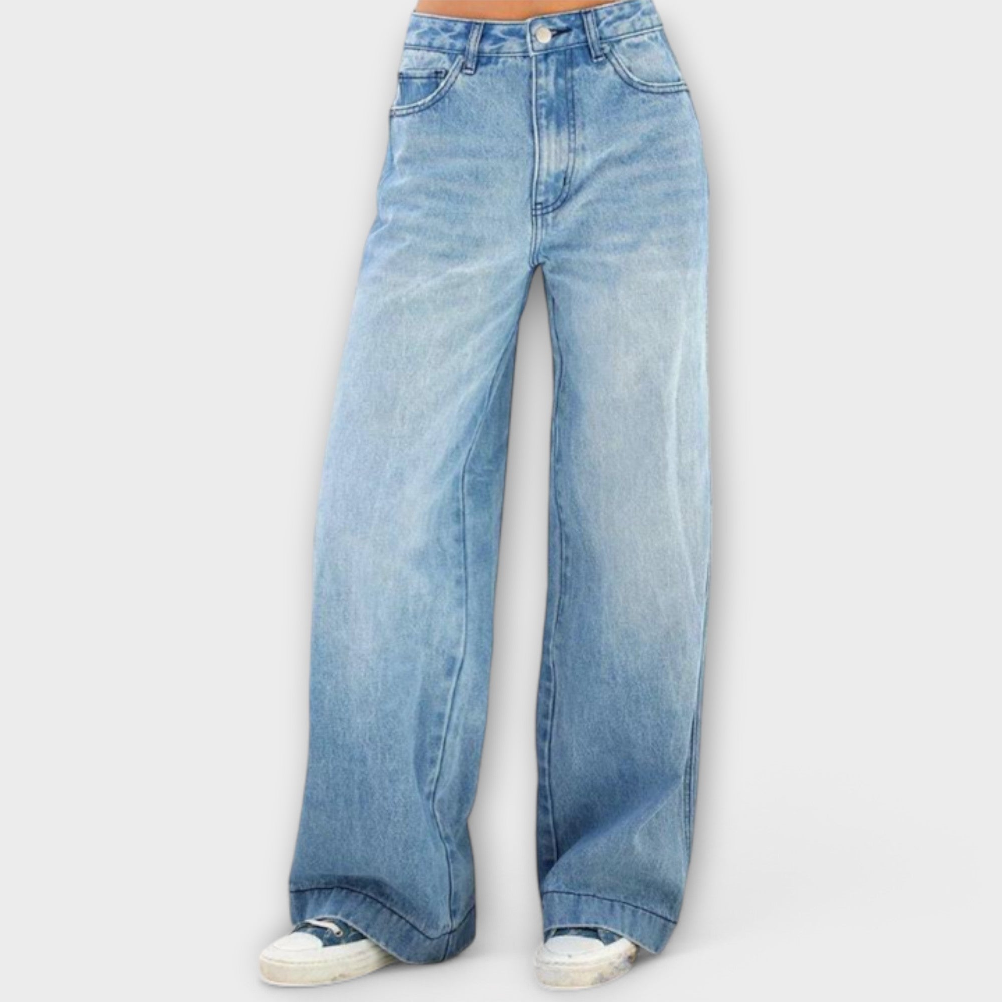 ELYRA™ | Pantalon Baggy en coton noir