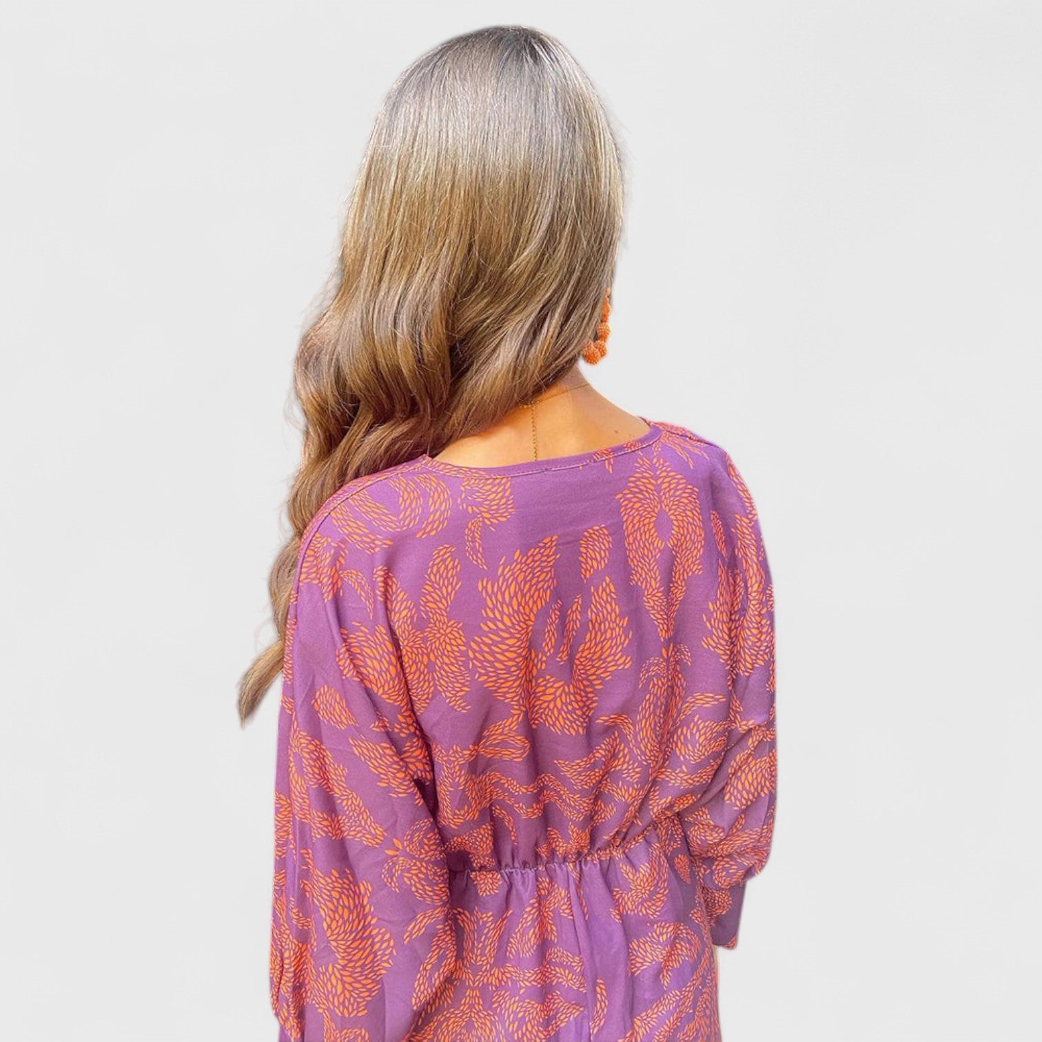 ELYRA™ | Elegant Long Sleeve Wrap Dress
