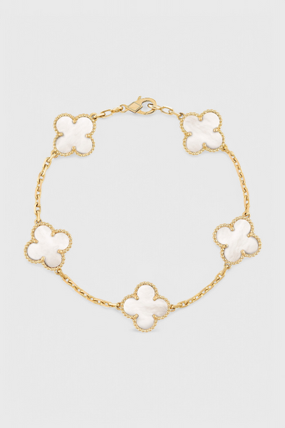 ELYRA™ | Bracelet with Clover Pattern and Elegance in Gold Plating