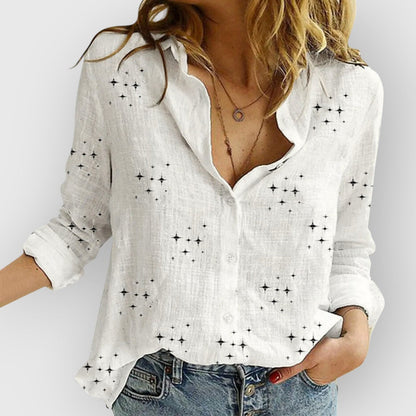 ELYRA™ | Blouse with Star Details