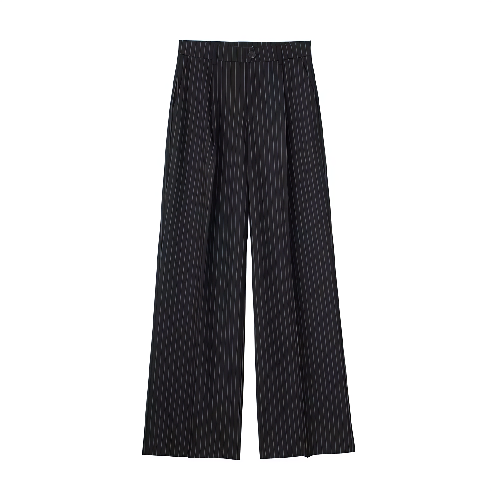 ELYRA™ | Pantalon Large à Rayures Chic