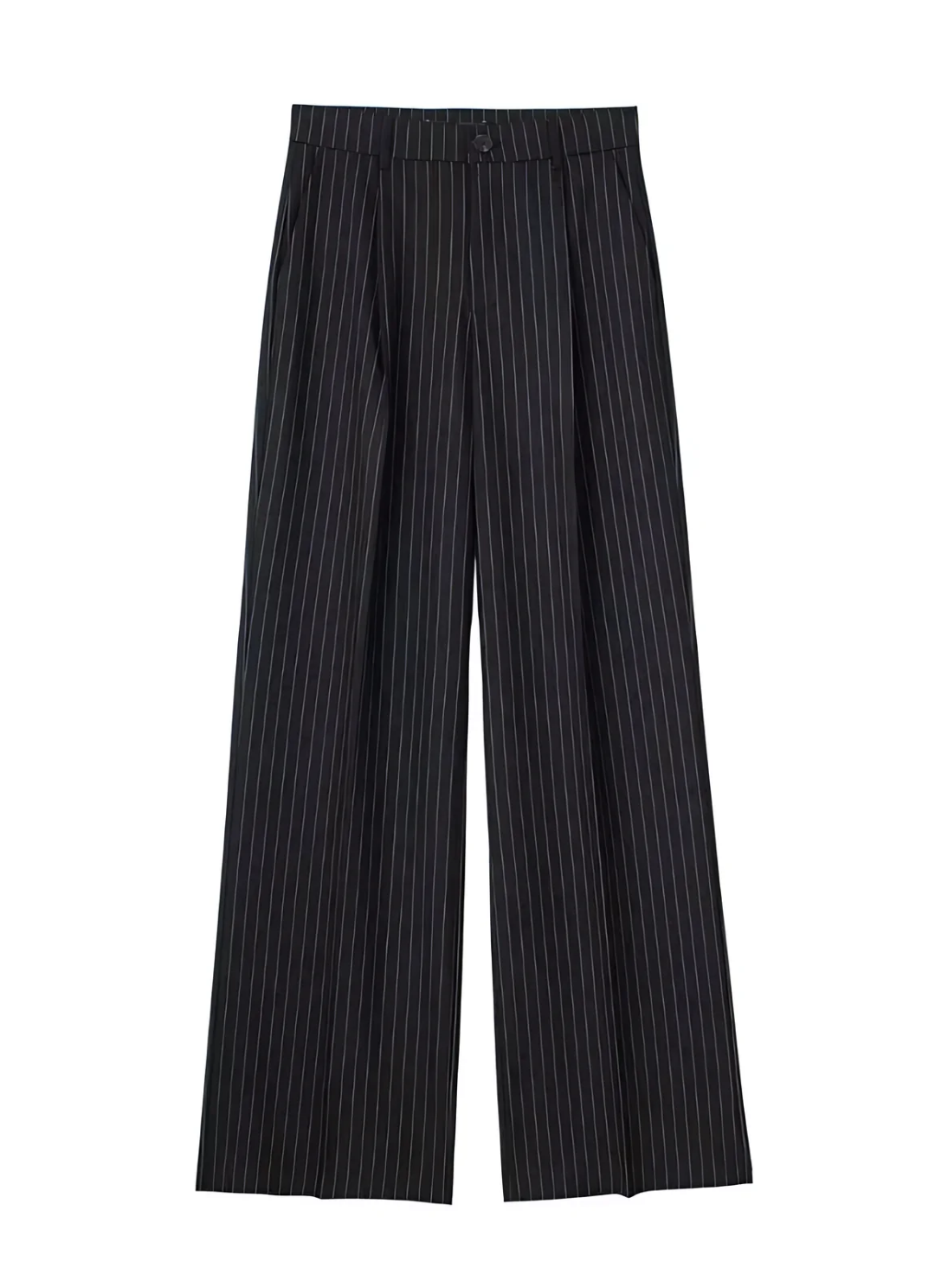 ELYRA™ | Pantalon Large Gris Élégant