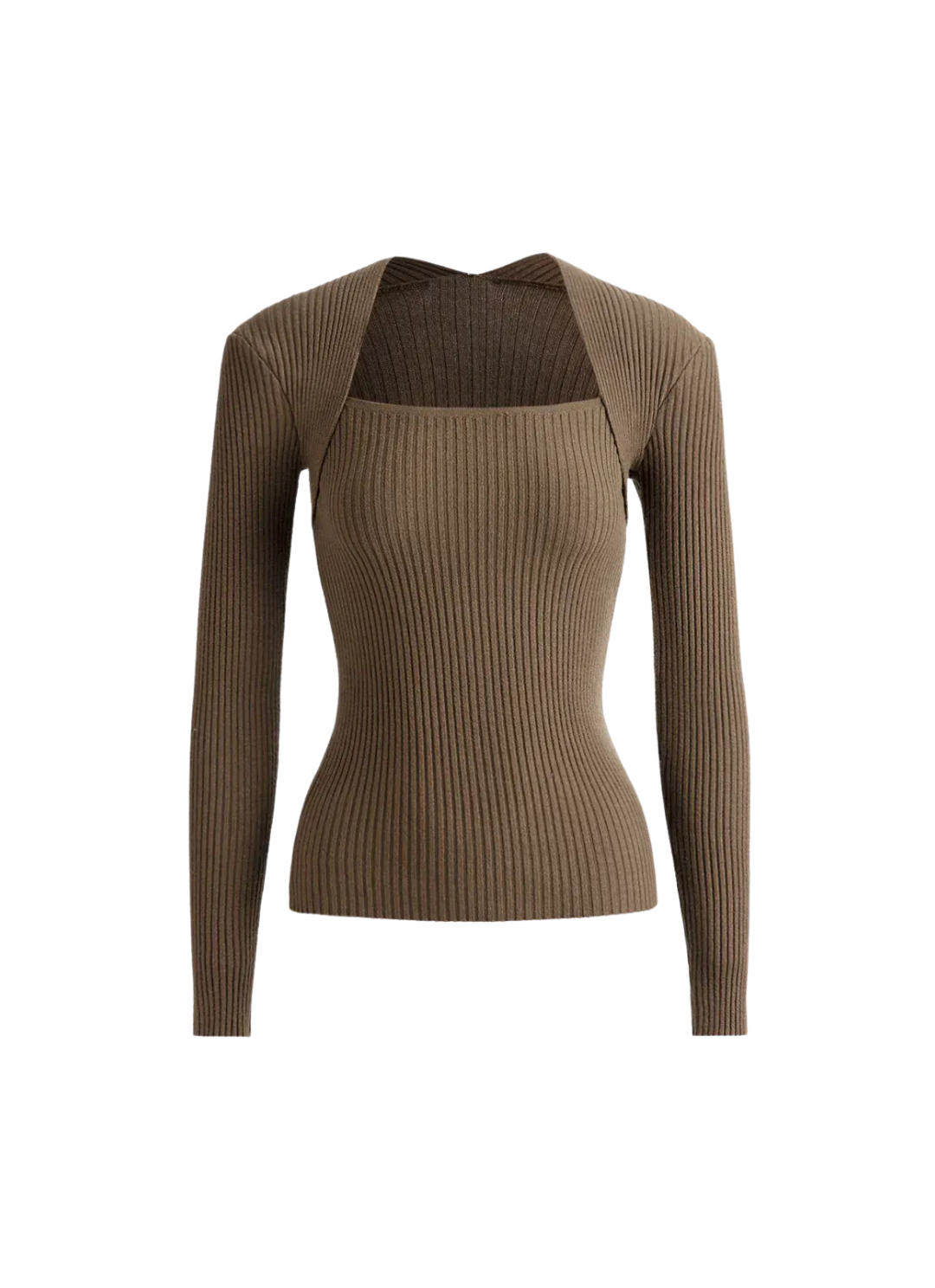 ELYRA™ | Pull en maille côtelée Bronzework