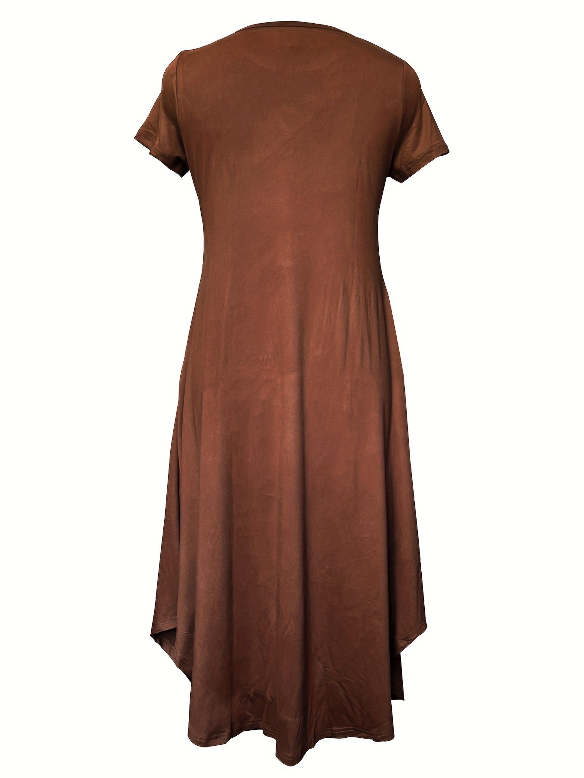 ELYRA™ | Flowing midi dress with ruffled details