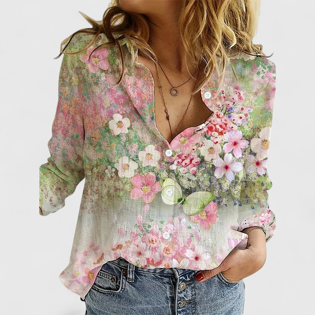 ELYRA™ | Floral Print Blouse