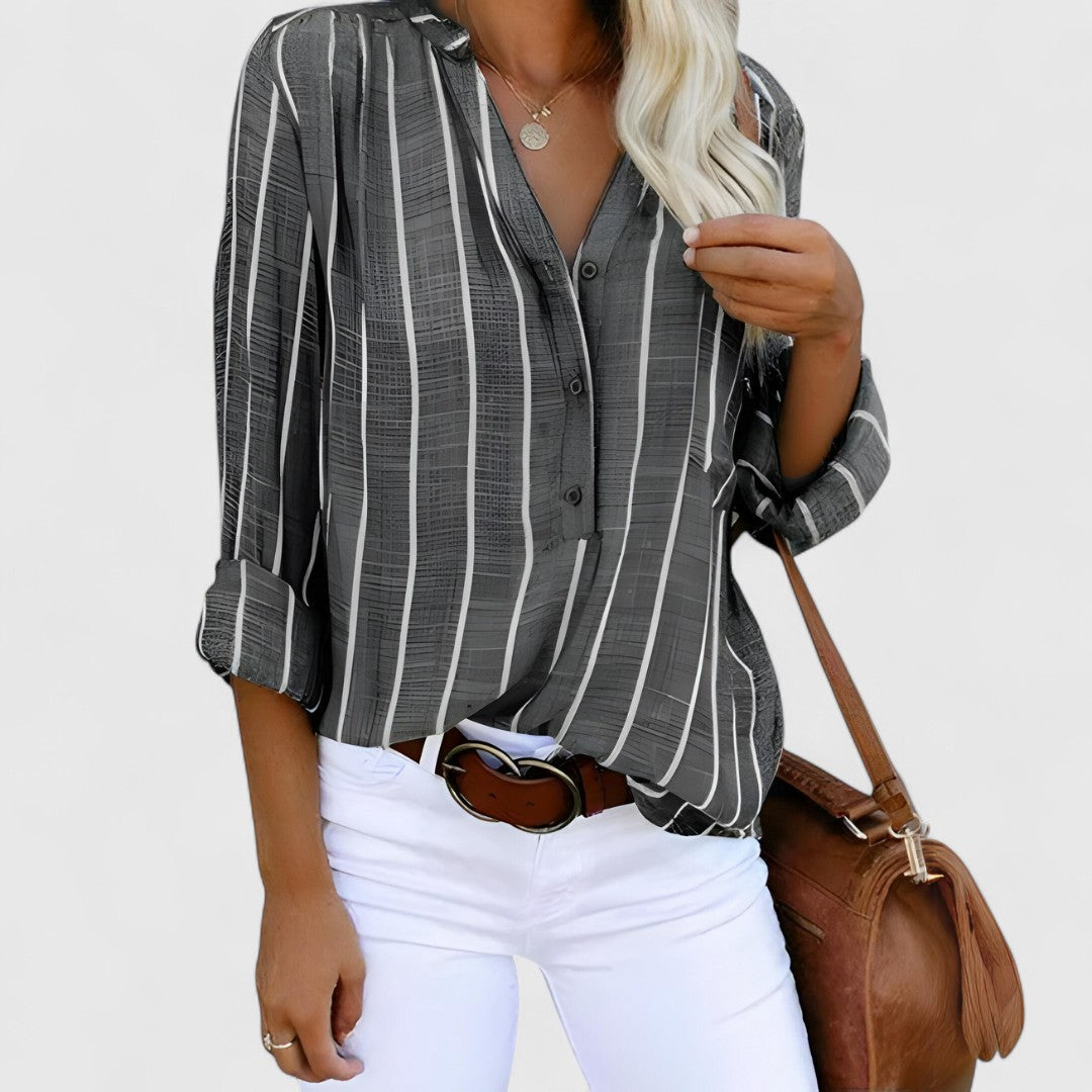 ELYRA™ |  Chemise décontractée à rayures