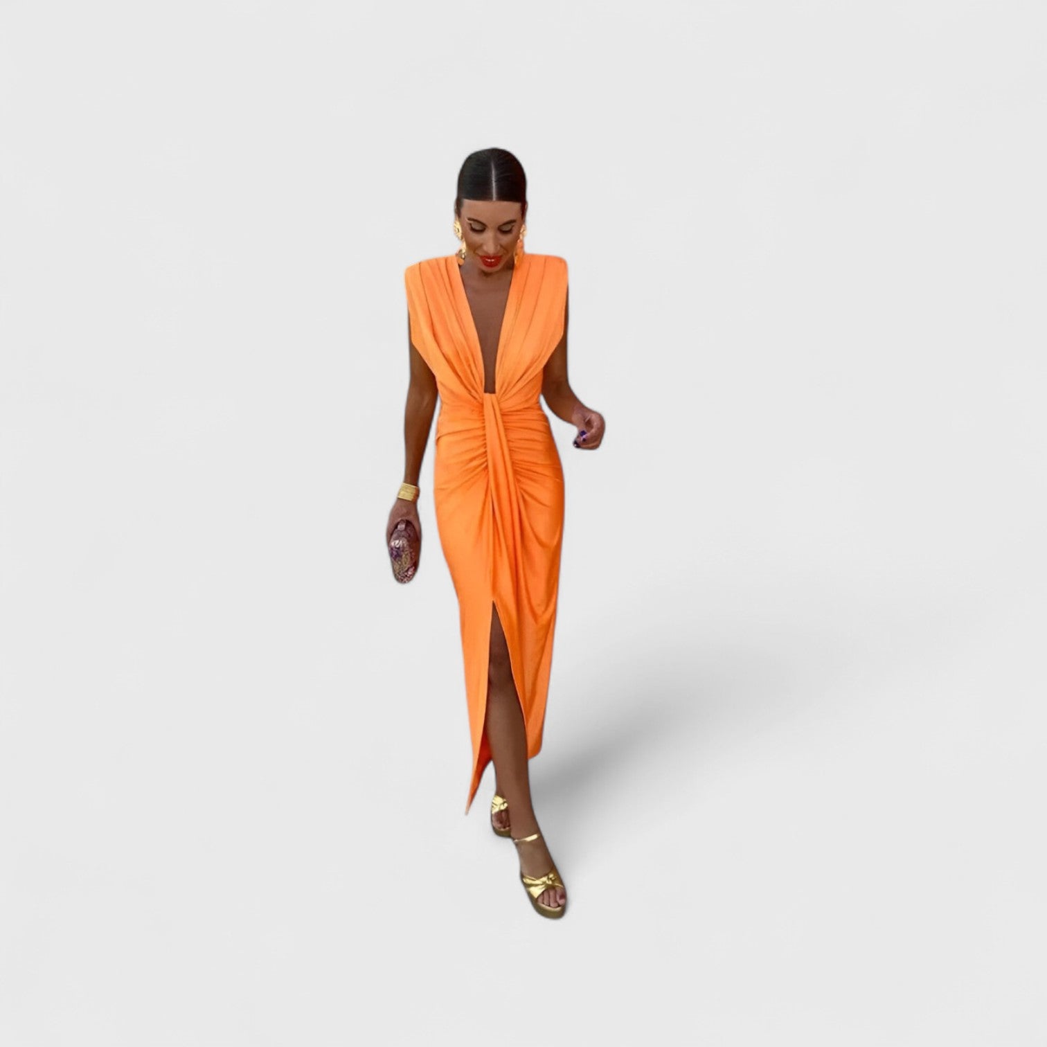 ELYRA™ | long backless dress for summer