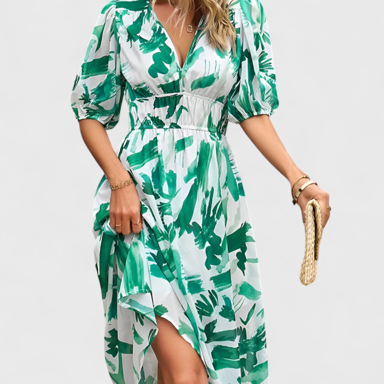 ELYRA™ | Long Bohemian Print Dress