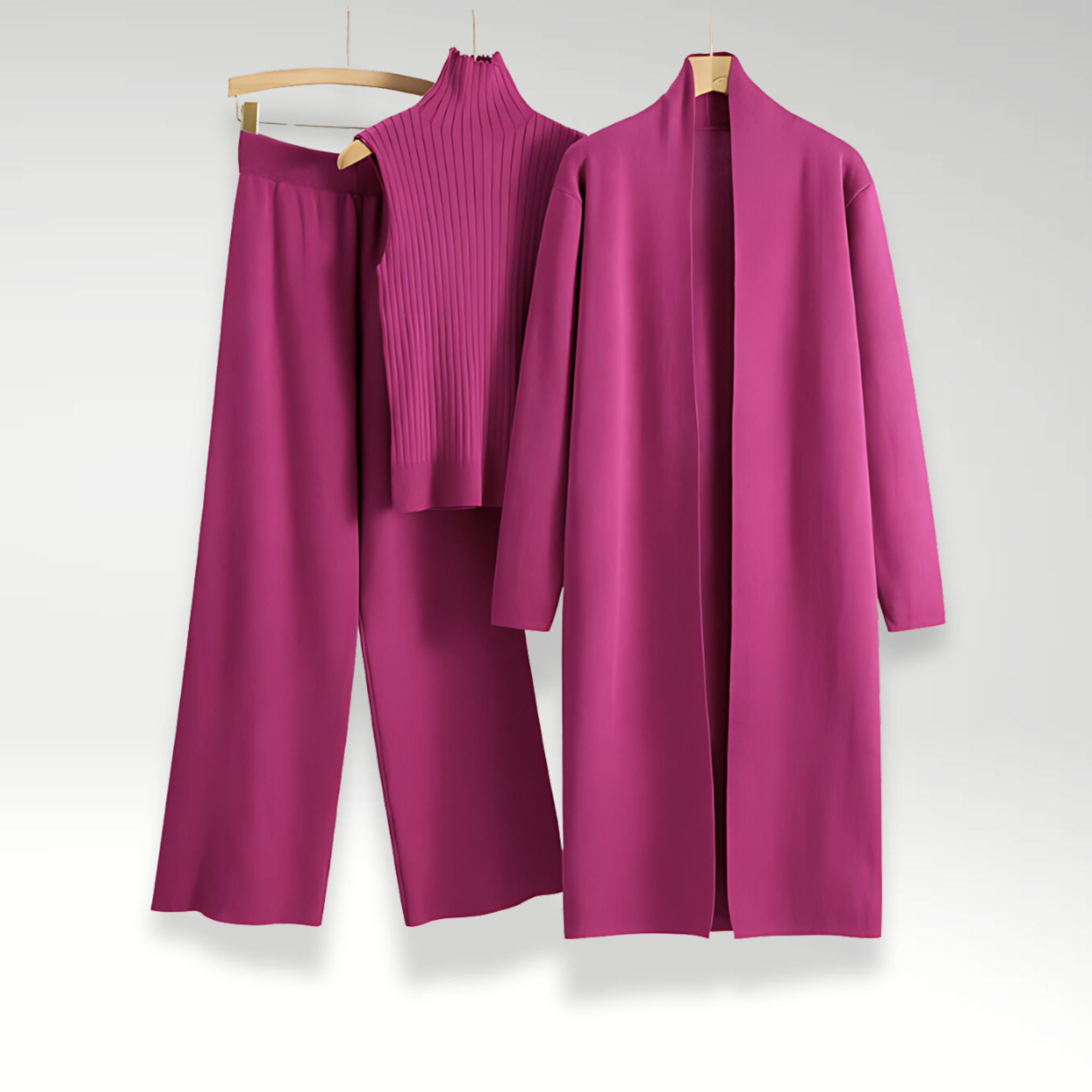 ELYRA™ | Three-Piece Luxe Knit Set