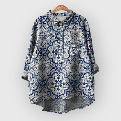 ELYRA™ | Handmade Floral Blouse