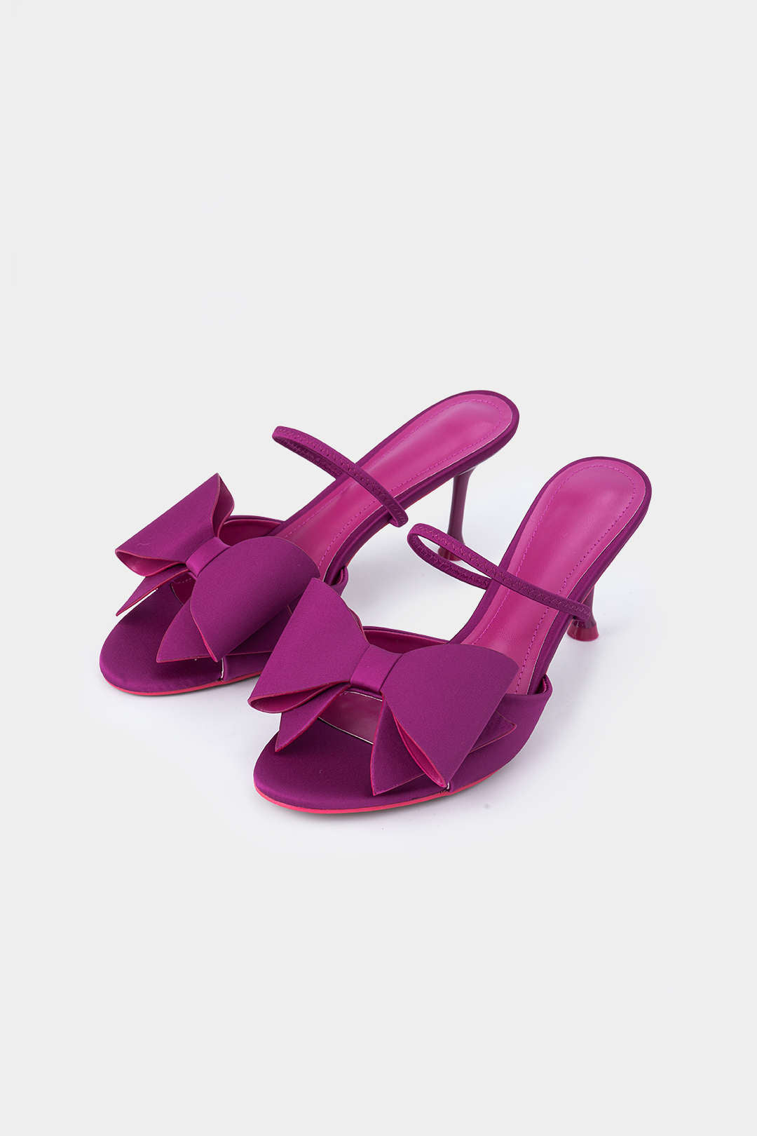 ELYRA™ | Black Synthetic Leather Stiletto Heels