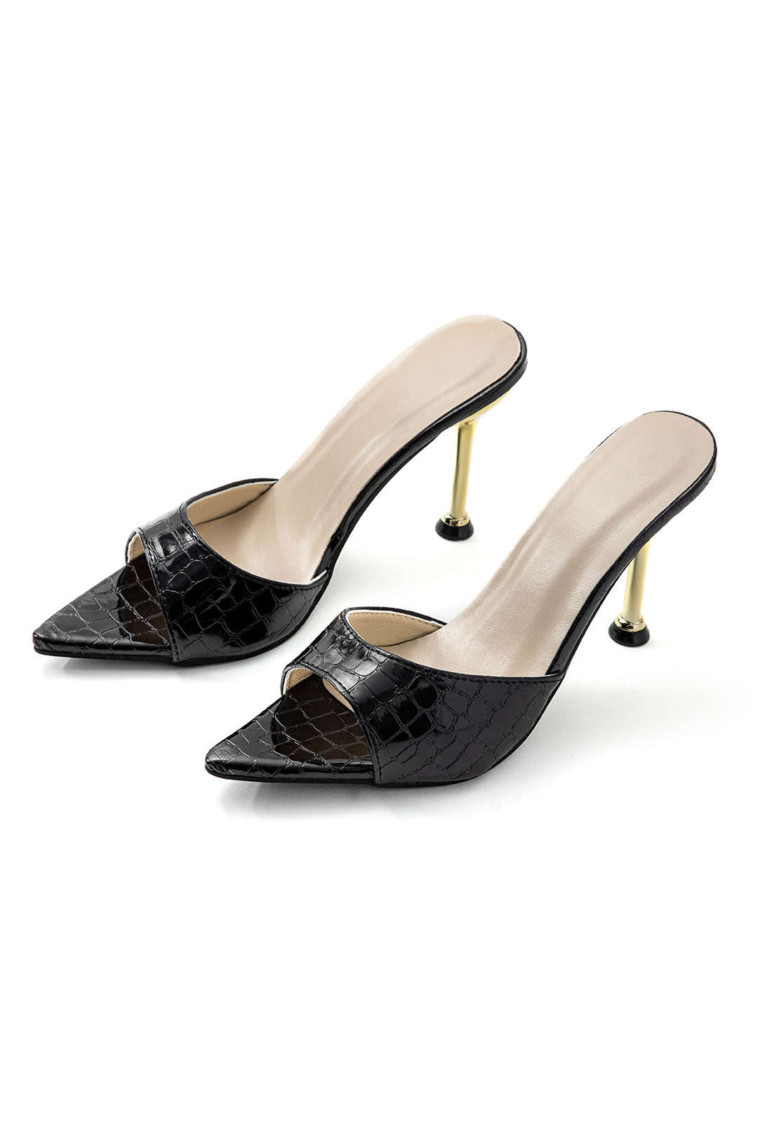ELYRA™ | High Heeled Sandals, Open Toe, No Ankle Strap
