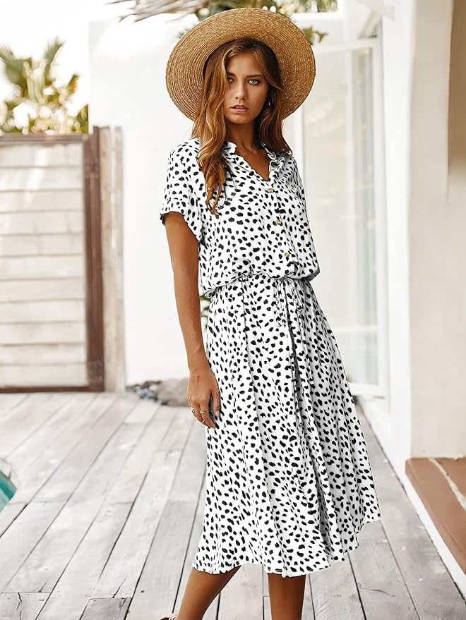 ELYRA™ | Elegant and Casual Midi Dress