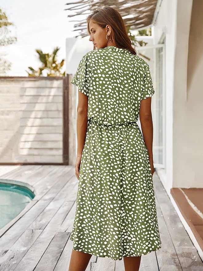 ELYRA™ | Elegant and Casual Midi Dress