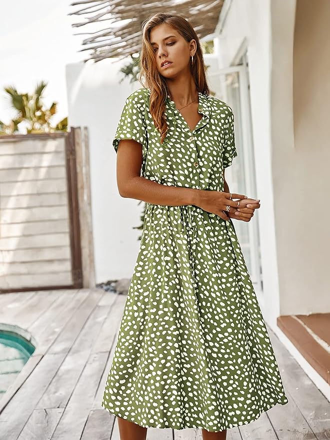 ELYRA™ | Elegant and Casual Midi Dress