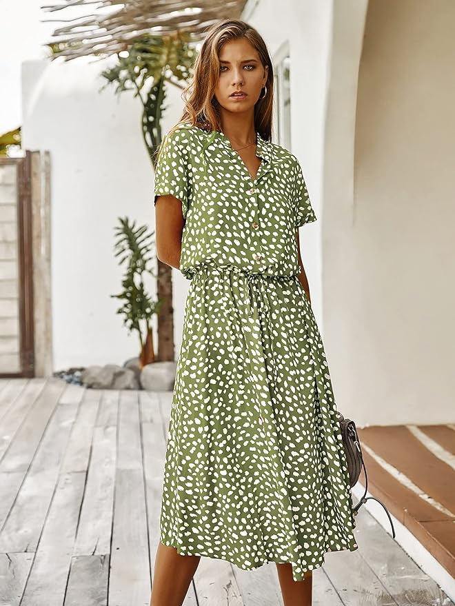 ELYRA™ | Elegant and Casual Midi Dress
