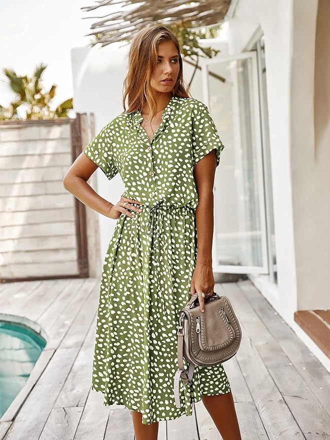 ELYRA™ | Elegant and Casual Midi Dress