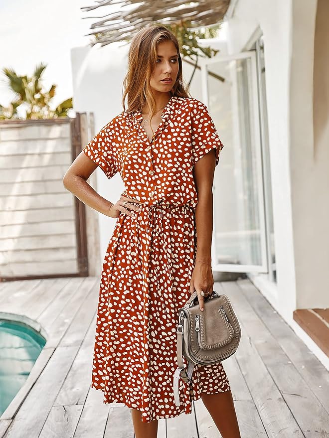 ELYRA™ | Elegant and Casual Midi Dress