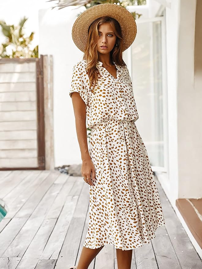 ELYRA™ | Elegant and Casual Midi Dress