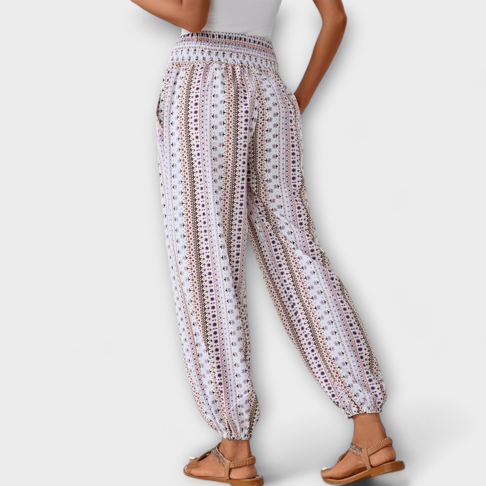 ELYRA™ | Ethnic Graphic Print Trousers