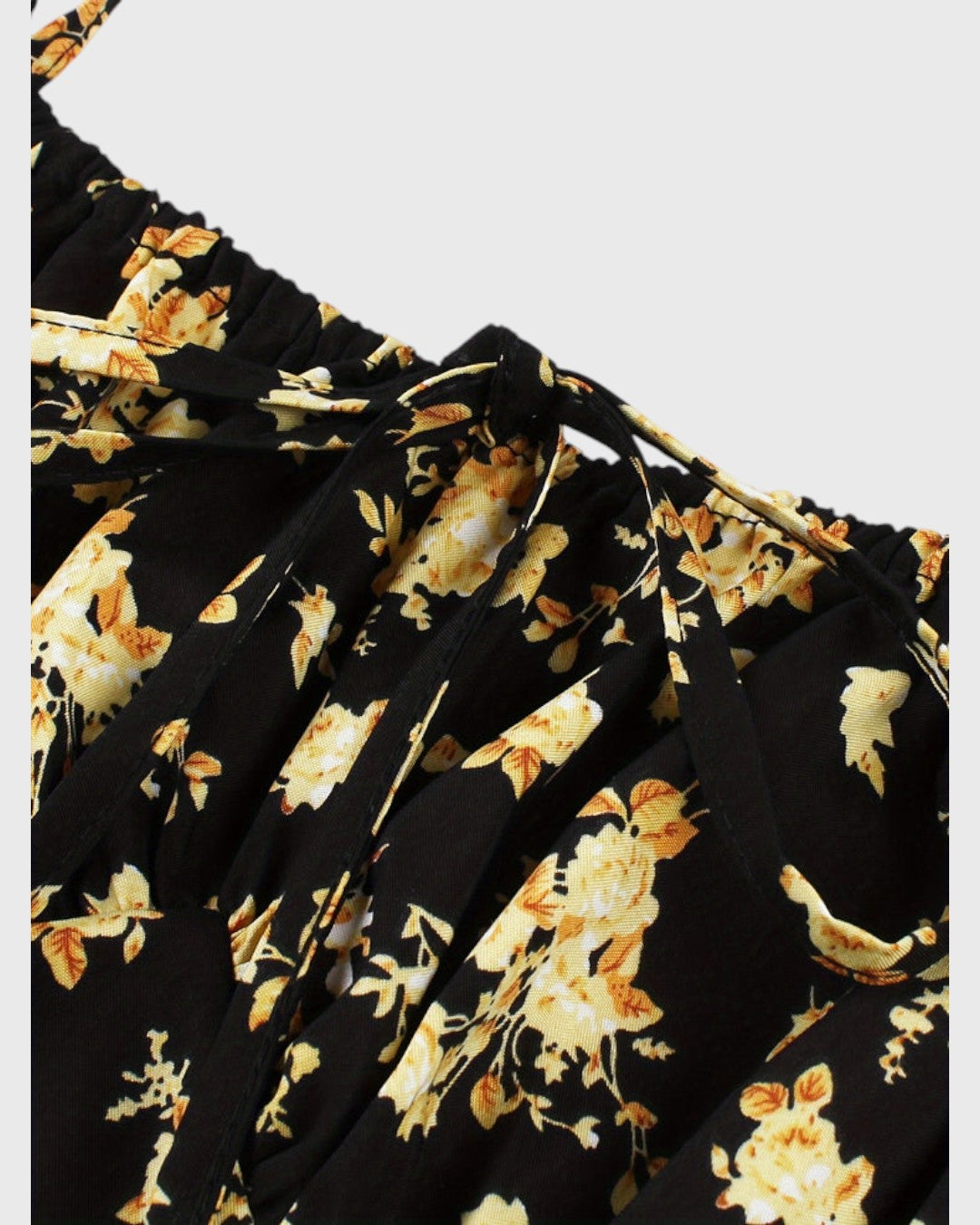 ELYRA™ | Summer Dress with Straps and Vintage Floral Print