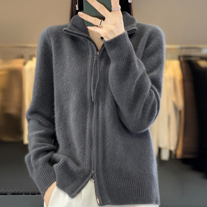 ELYRA™ | Zip-Up Cardigan