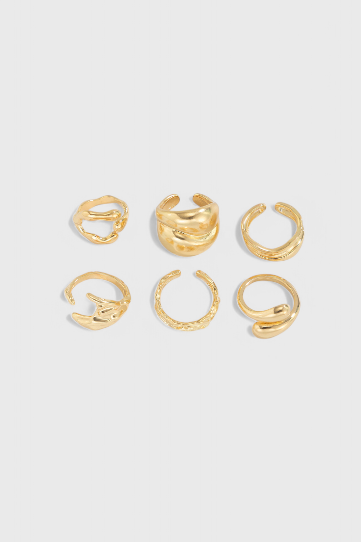 ELYRA™ | Bague Irregulière à Couches Multiples