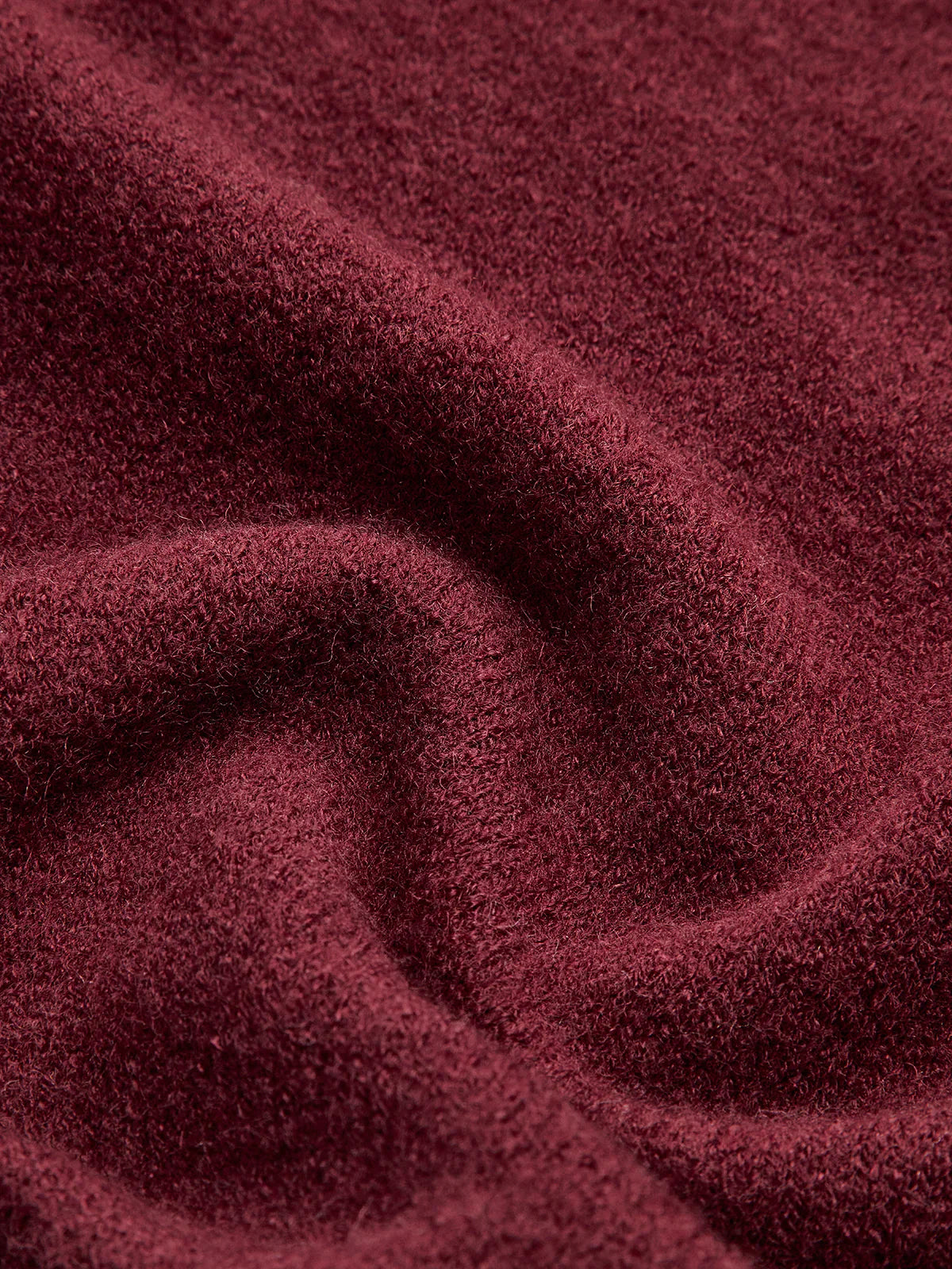 ELYRA™ | Pull en Jersey Uni Bourgogne