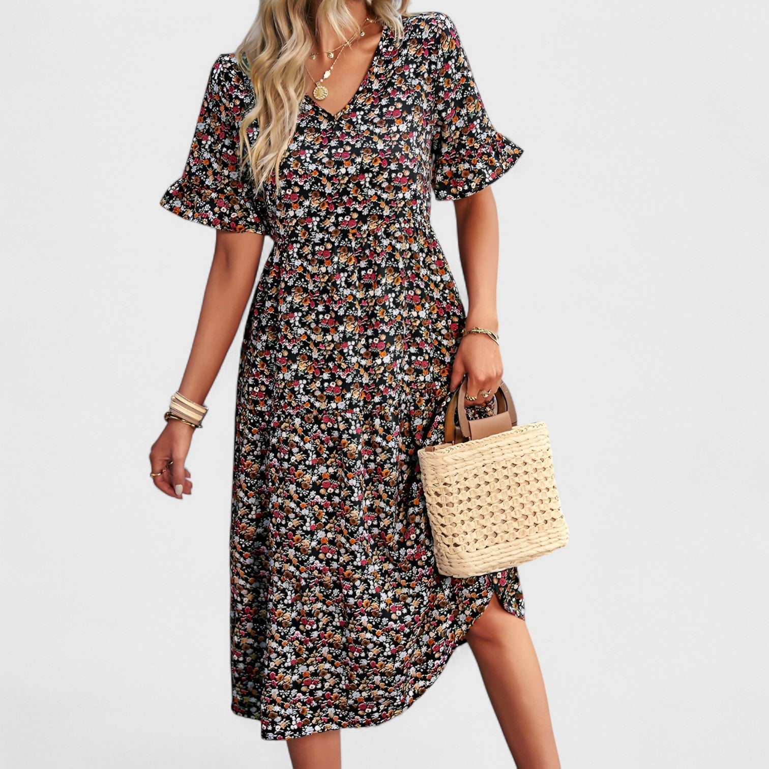ELYRA™ | Elegant Floral Dress