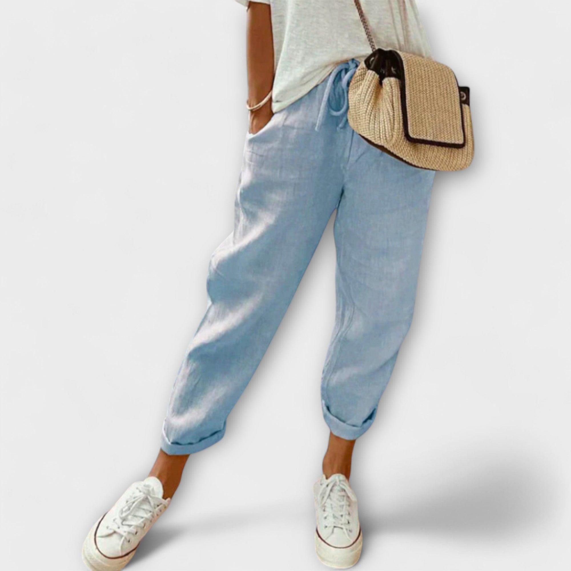 ELYRA™ | Casual Linen Trousers