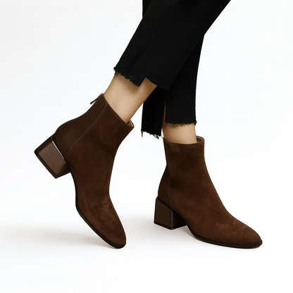 ELYRA™ | Suede Ankle Boots