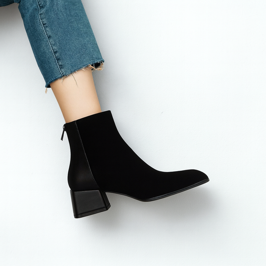 ELYRA™ | Suede Ankle Boots