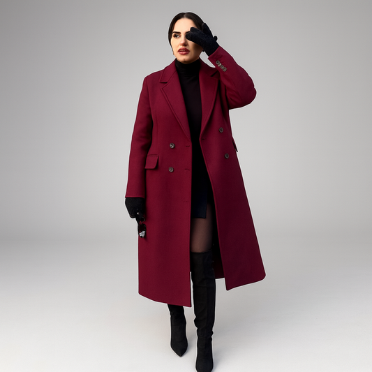 ELYRA™ | Wool Trench Coat