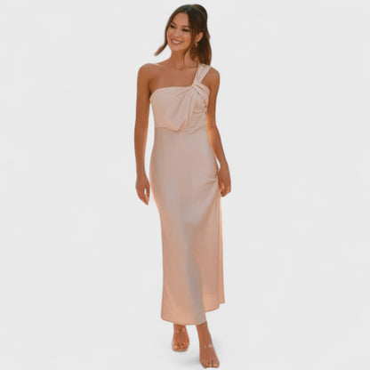 ELYRA™ | Elegant One-Shoulder Maxi Dress