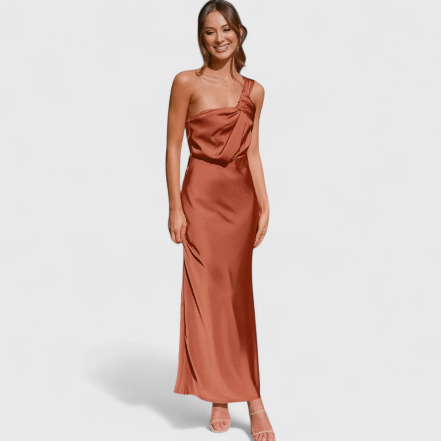 ELYRA™ | Elegant One-Shoulder Maxi Dress
