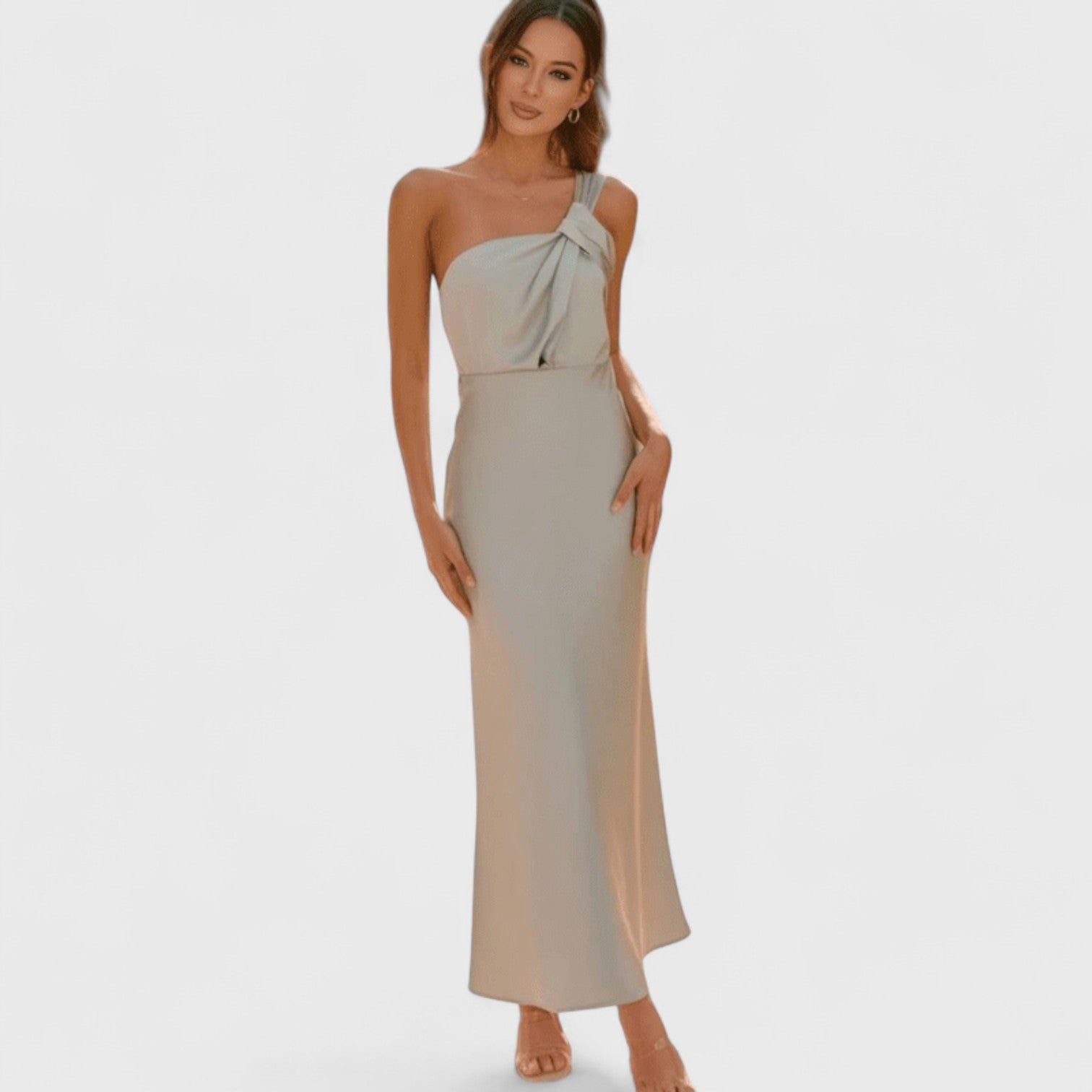 ELYRA™ | Elegant One-Shoulder Maxi Dress