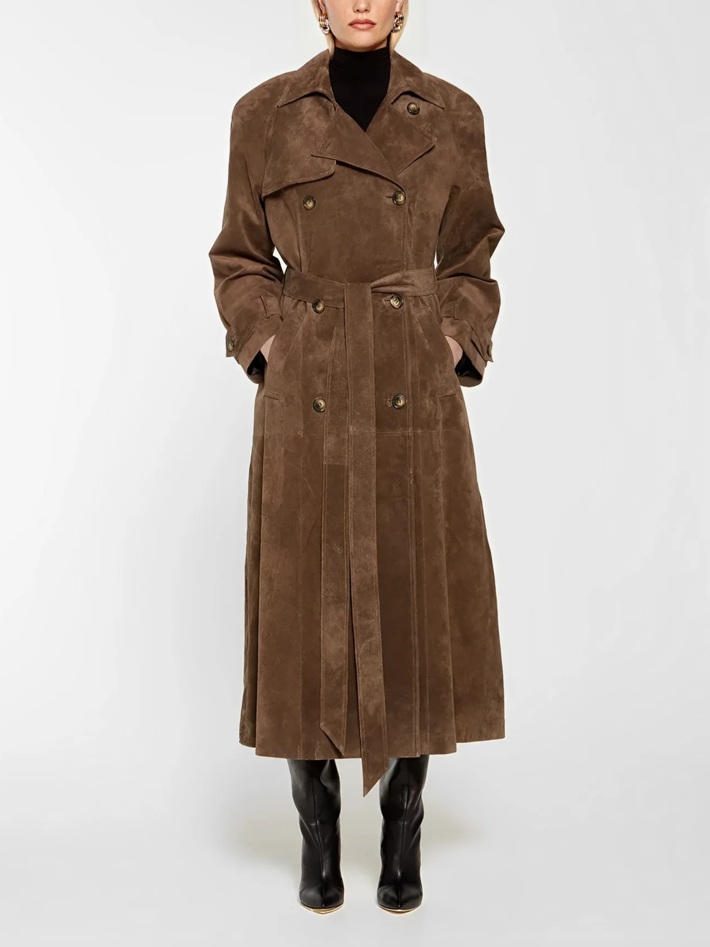 ELYRA™ | Le Manteau Trench en Suède