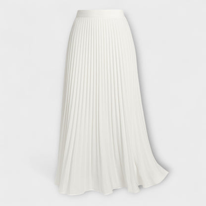ELYRA™ | Maxi Pleated Skirt in Flowing Fabric