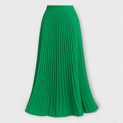 ELYRA™ | Maxi Pleated Skirt in Flowing Fabric