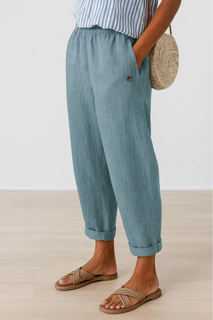 ELYRA™ | Lightweight and Comfortable Fluid Linen Trousers