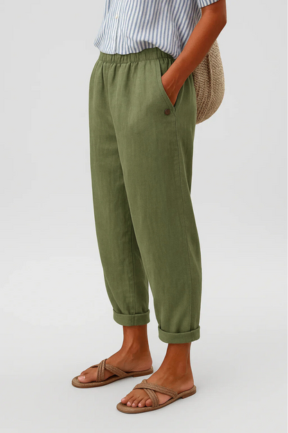 ELYRA™ | Lightweight and Comfortable Fluid Linen Trousers