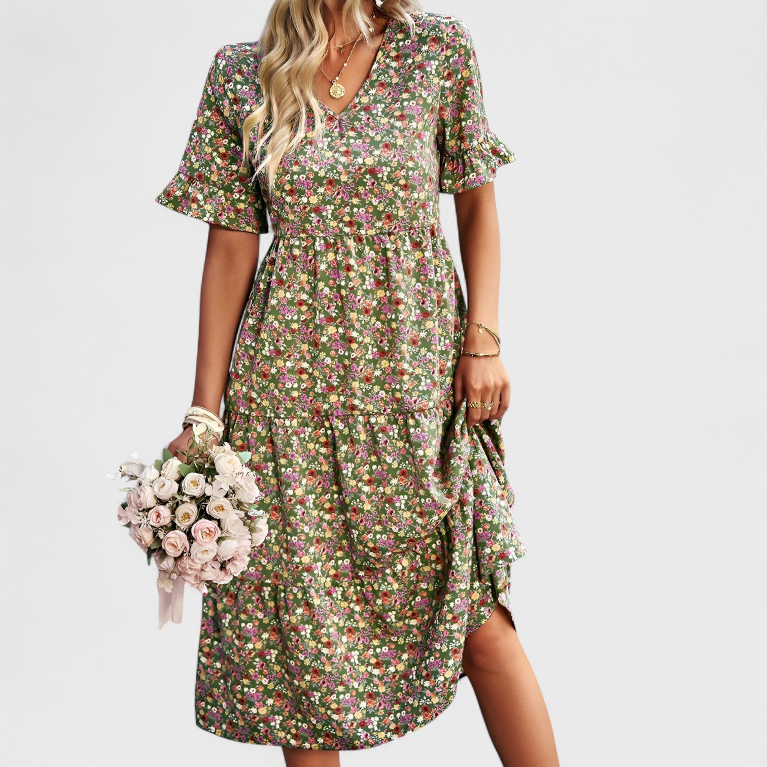ELYRA™ | Elegant Floral Dress