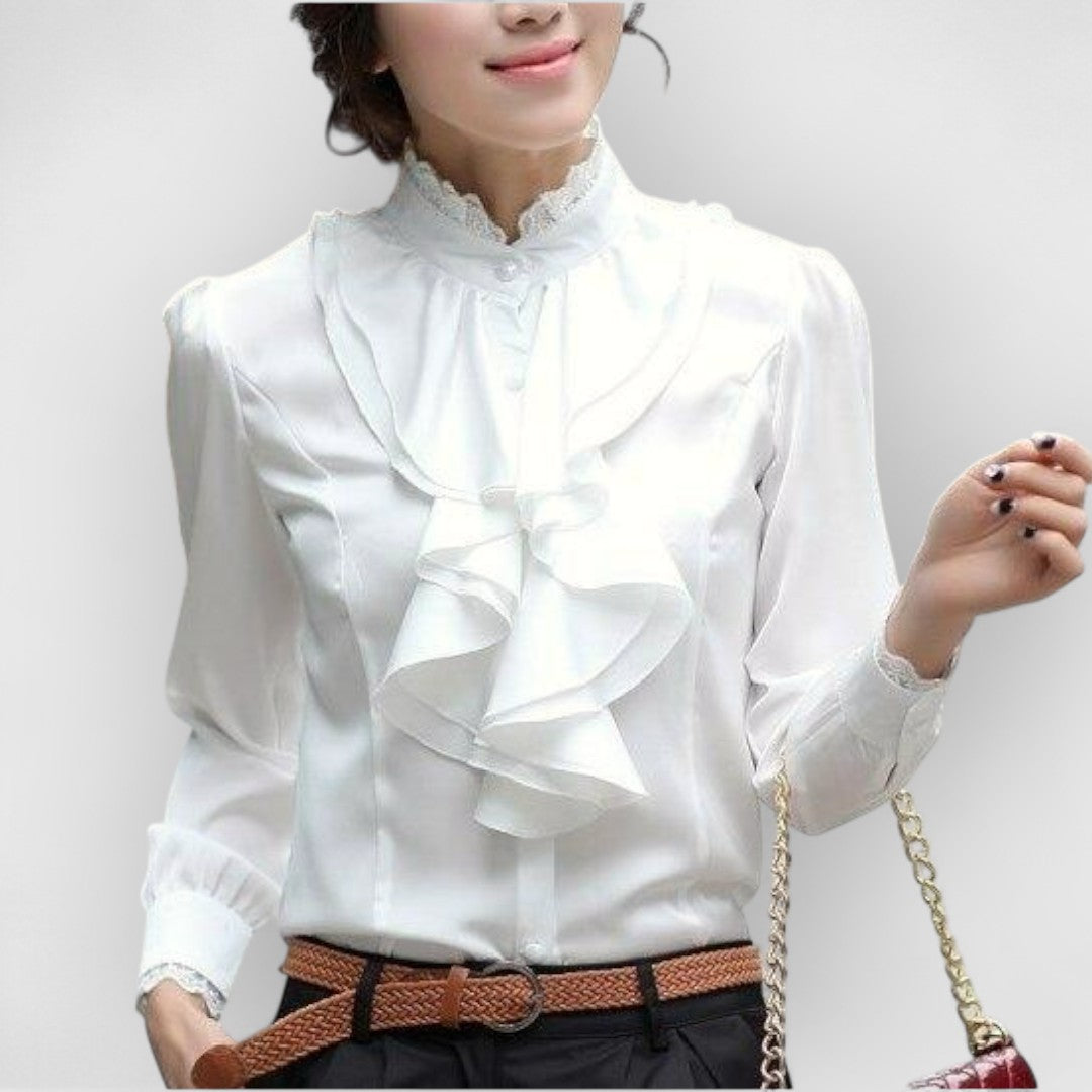ELYRA™ | Blouse en lin à rayures