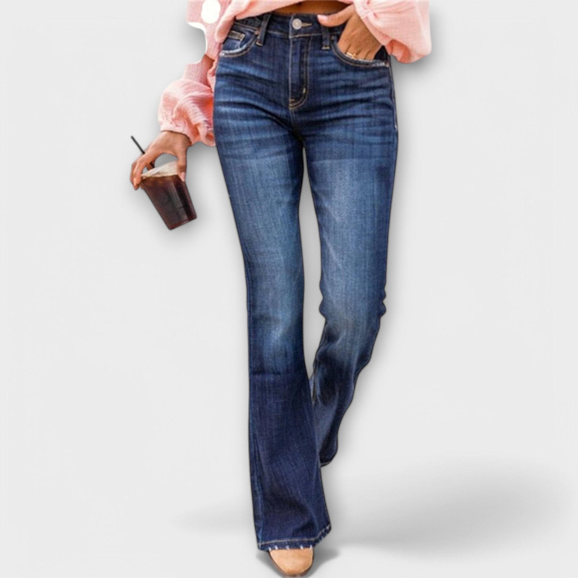 ELYRA™ | Black Comfort Stretch Trousers