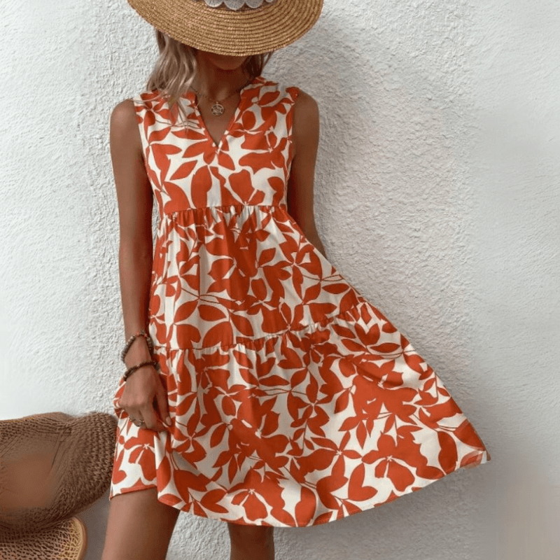 ELYRA™ | Mid-length sleeveless A-line dress