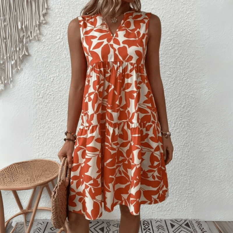 ELYRA™ | Mid-length sleeveless A-line dress