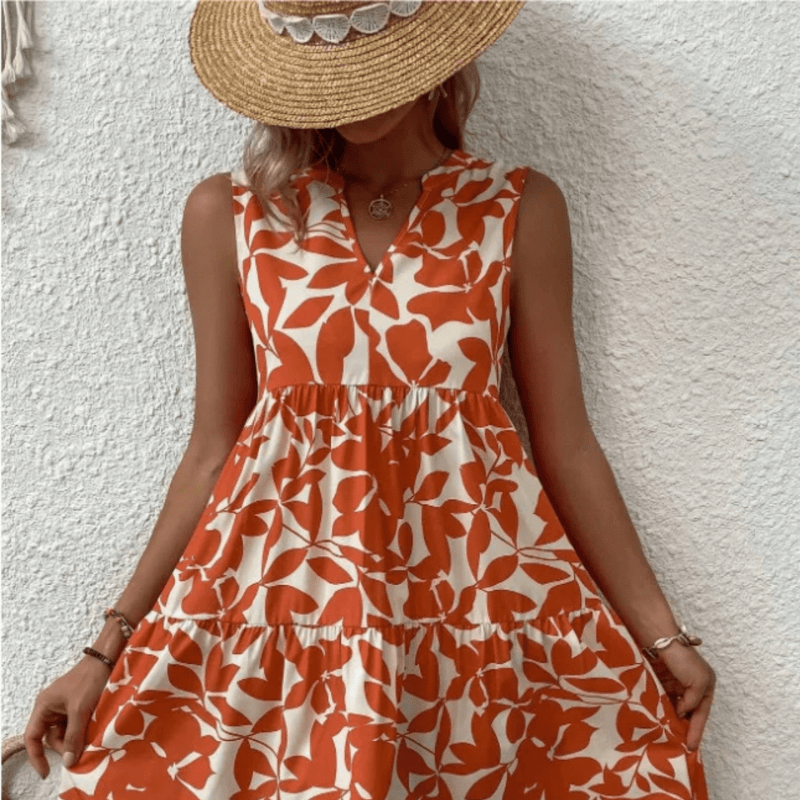ELYRA™ | Mid-length sleeveless A-line dress