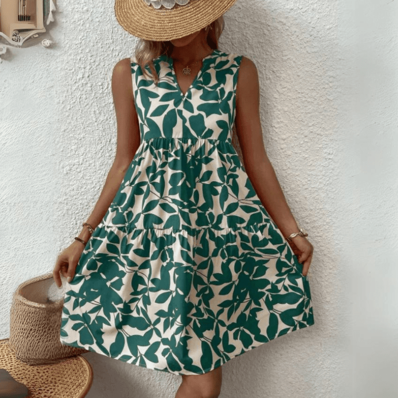 ELYRA™ | Mid-length sleeveless A-line dress