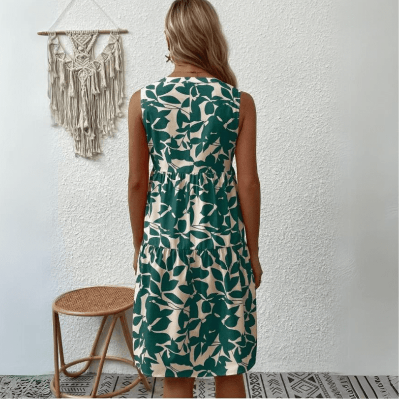 ELYRA™ | Mid-length sleeveless A-line dress