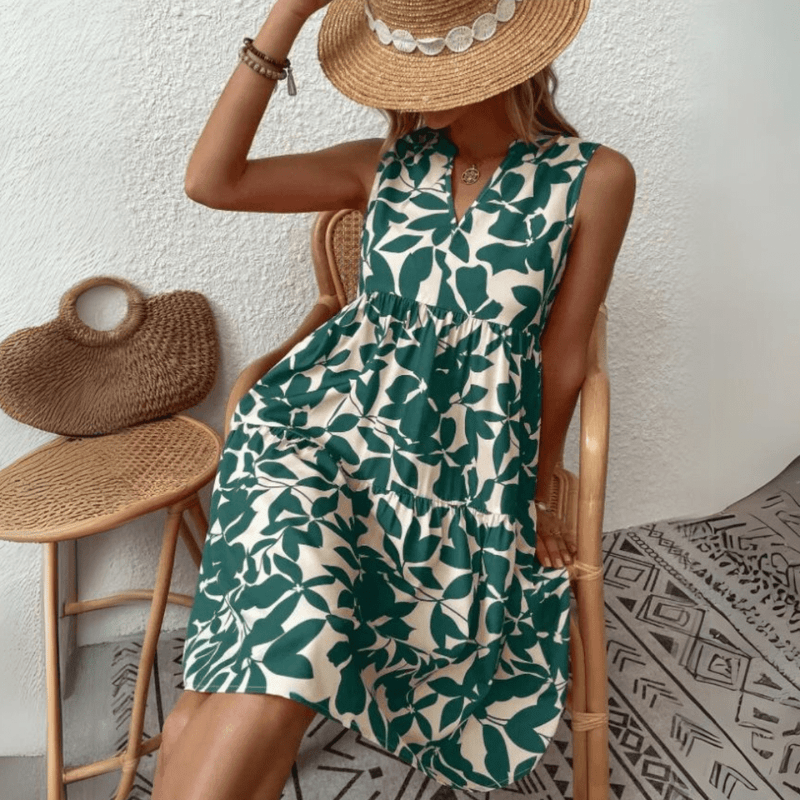 ELYRA™ | Mid-length sleeveless A-line dress
